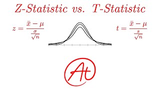 ZStatistics vs TStatistics EXPLAINED in 4 Minutes [upl. by Pendergast]