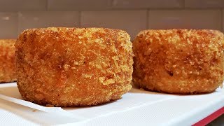 Crispy Potato Croquettes Recipe  How To Make Croquettes [upl. by Annez641]