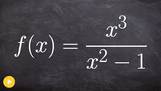 Finding the Slant Asymptote [upl. by Llenrahc]