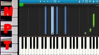 Everyday  Piano Tutorial  AAP Rocky ft Rod Stewart Mark Ronson  How To Play  Synthesia [upl. by Couchman651]