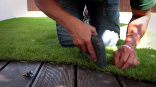 Easigrass Installation on Decking and Balconies [upl. by Erlinna]