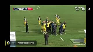 Carrarese vs Modena Highlights 31° Giornata Serie C [upl. by Araht]