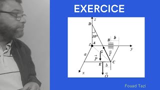 Video N°106 comment resoudre un exercice de statique mecanique [upl. by Oiliduab]