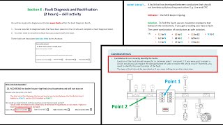 Section E  Fault diagnosis and rectification  AM2 pre assessment manual [upl. by Brenna]