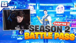 Reacting To The New Fortnite Season Buying All Tiers  Bugha [upl. by Rebmac]