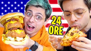 MANGIO SOLO CIBO AMERICANO PER 24 ORE 🍔🇺🇸 [upl. by Lipcombe]