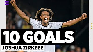 STRIKER AT WORK  Zirkzees first 10 goals for RSCA [upl. by Sirois]