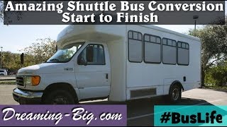 Amazing Shuttle Bus tiny home conversion [upl. by Odiug861]