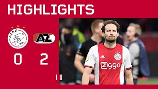 Highlights Ajax  AZ  Eredivisie [upl. by Yrrek845]