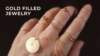 Make GOLD FILLED jewelry  no solder easy Gold fill tutorial [upl. by Eirehc]