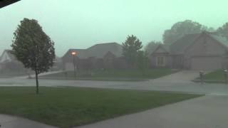 Severe Thunderstorm  May 1 2012 [upl. by Medin418]