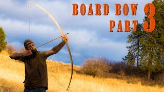 Woodworking ideas  How to build a primitive wood bow from a maple board Part 3 [upl. by Arriec153]