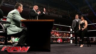 Stephanie McMahon fires Vickie Guerrero Mr McMahon appoints Brad Maddox the new Raw GM Raw July [upl. by Teahan]