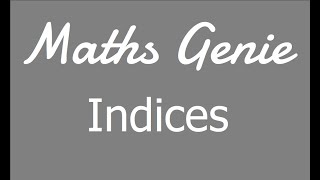 Indices [upl. by Patti]