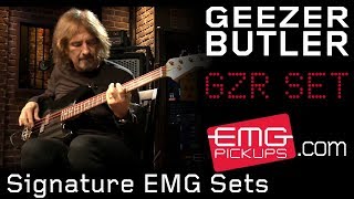 Geezer Butler of Black Sabbath Announces Signature EMG sets  EMGtv [upl. by Eednac]