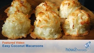 Easy Coconut Macaroons [upl. by Enyallij286]