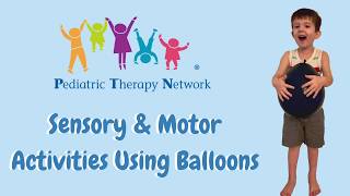 AtHome Sensory and Motor Activities Using Balloons [upl. by Varden]