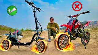 RC 125CC Dirt Bike Vs RC Mini Scooter  Chatpat toy TV [upl. by Aisel]