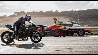 Kawasaki Ninja H2R Vs F1 Car Vs F16 Jet Vs SuperCars Vs PrivateJet Drag Race  The Ultimate Race [upl. by Siurtemed339]