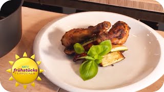 Heißluftfritteuse mal anders  drei leckere Rezepte  SAT1 Frühstücksfernsehen [upl. by Ennovihs437]