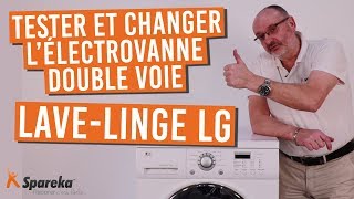 Comment tester et changer lélectrovanne double voie sur votre lave linge LG [upl. by Rolfston344]