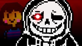 UNDERTALE Genocide Sans  Dusttale Fangame [upl. by Haletta373]