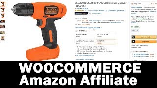 How to Add Amazon Affiliate Products to WOOCOMMERCE Shop Tutorial [upl. by Airahcaz]