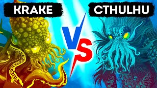 Kraken vs Cthulhu Qual destas é a nº 1 dentre as lendas de monstros marinhos [upl. by Lonny]