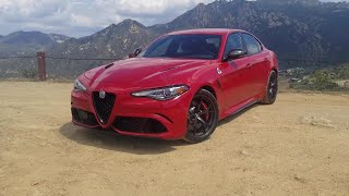 2020 Alfa Romeo Giulia Quadrifoglio Review — Carscom [upl. by Giltzow952]