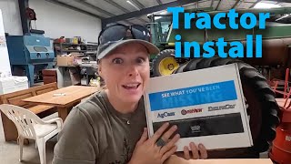 Tara from Beaver Vineyards installing a brand new Dakota Micro AgCam camera system on her tractor [upl. by Hertha]