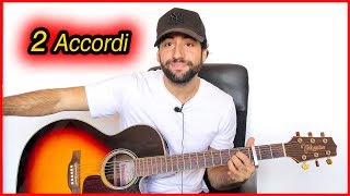 2 Accordi 🎸 4 Canzoni Facilissime alla Chitarra [upl. by Frank611]