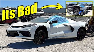 Rebuilding A Wrecked 2022 Corvette [upl. by Halvaard]