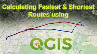 Calculating Shortest and Fastest Paths using QGIS ORS Tools [upl. by Anagnos]