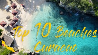 Curacao TOP 10 Beaches on the Island  Travel Guide [upl. by Acenom]