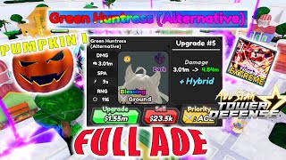 Pumpkin 1  Green Huntress Alternative  EXP Ticket Raid Extreme Mode  All Star Tower Defense [upl. by Spearman]