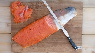 How To Cold Smoke Salmon  Delicious Salmon Bagel [upl. by Vashtee221]