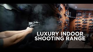 Private Indoor Home Gun Range  Luxury Shooting [upl. by Sonaj]