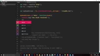 Node JS Tutorial for Beginners 14  Readable Streams [upl. by Renzo487]