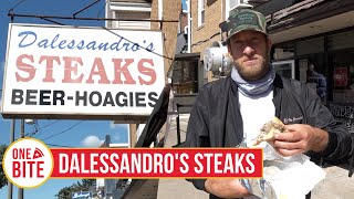 Barstool Cheesesteak Review  Dalessandros Steaks Philadelphia PA [upl. by Sigismondo957]