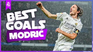 LUKA MODRIĆS BEST GOALS  REAL MADRID [upl. by Bodnar]