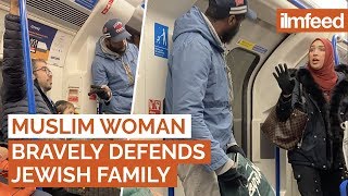 MUSLIM WOMAN BRAVELY DEFENDS JEWISH FAMILY [upl. by Close587]