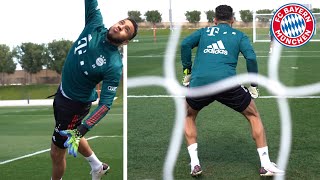 Coco  Neuer Corentin Tolisso goes goalkeeper in practice  FinalMissi6n [upl. by Palua891]