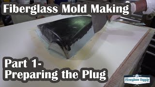 How to Make a Fiberglass Mold from an Existing Part Part 1 Preparing the Plug  Custom CX500 Moto [upl. by Birkett]