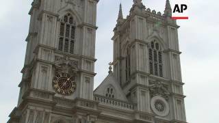 Westminster Abbey bells toll on Queens birthday [upl. by Trudnak]