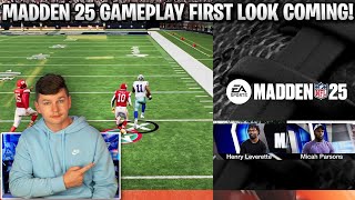 MADDEN 25 GAMEPLAY FIRST LOOK COMING TOMORROW [upl. by Epilif709]