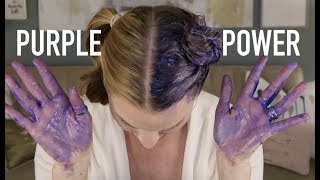 PURPLE SHAMPOO Brassy Hair BEFORE amp AFTER  skip2mylou [upl. by Esbensen205]