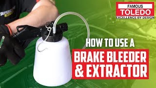 How to use a Brake Bleed amp Fluid Extractor [upl. by Symon491]