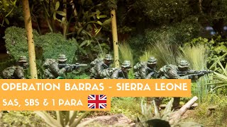 Operation Barras  UK Special Forces  SAS amp The Parachute Regiment  Summer 2000 [upl. by Aihsined21]