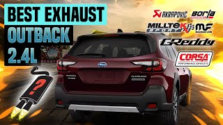 Subaru Outback Exhaust Sound 24L 🔥 TurboAccelerationReviewUpgradeModsNamelessLachute [upl. by Oiuqise]