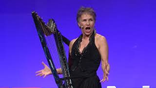 Reinventing Freedom with Electric Harp  Deborah HensonConant  TEDxNatick [upl. by Ecnirp]